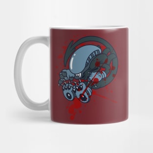 Vintage Retro Cartoon Style Alien Mug